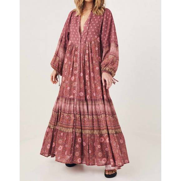 SPELL Dresses & Skirts - NEW SPELL utopia gown in berry